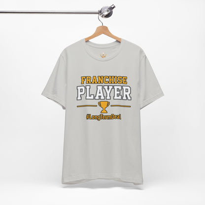 Franchise Player T-Shirt — Trophy Graphic & #LongtermDeal Sports Tee