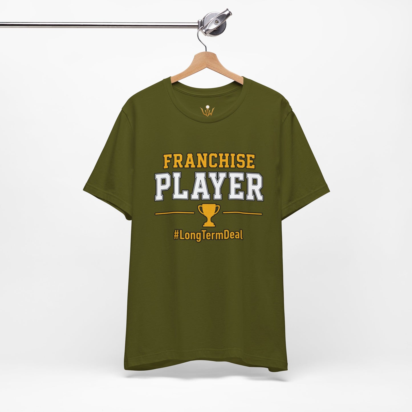 Franchise Player T-Shirt — Trophy Graphic & #LongtermDeal Sports Tee