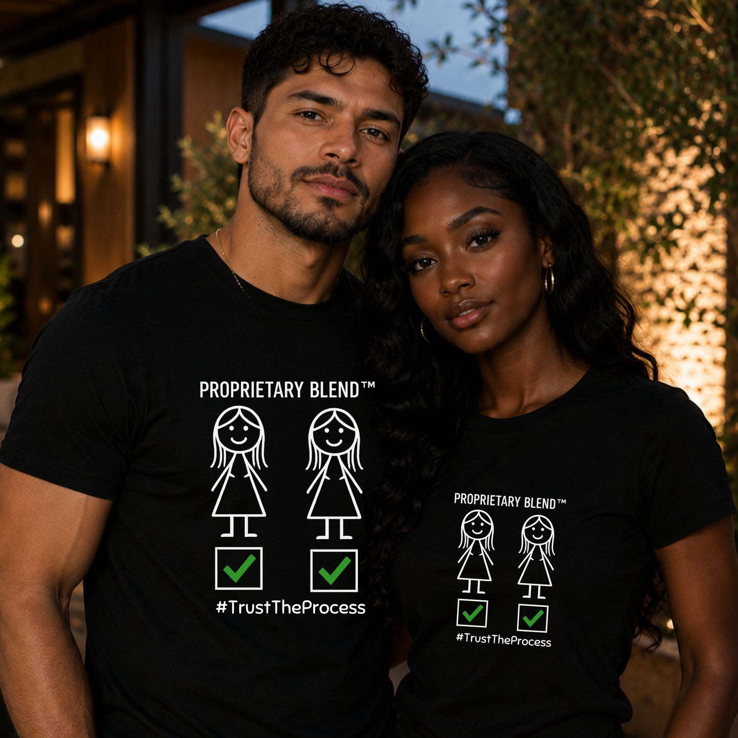 Proprietary Blend T-Shirt — #TrustTheProcess Graphic Tee