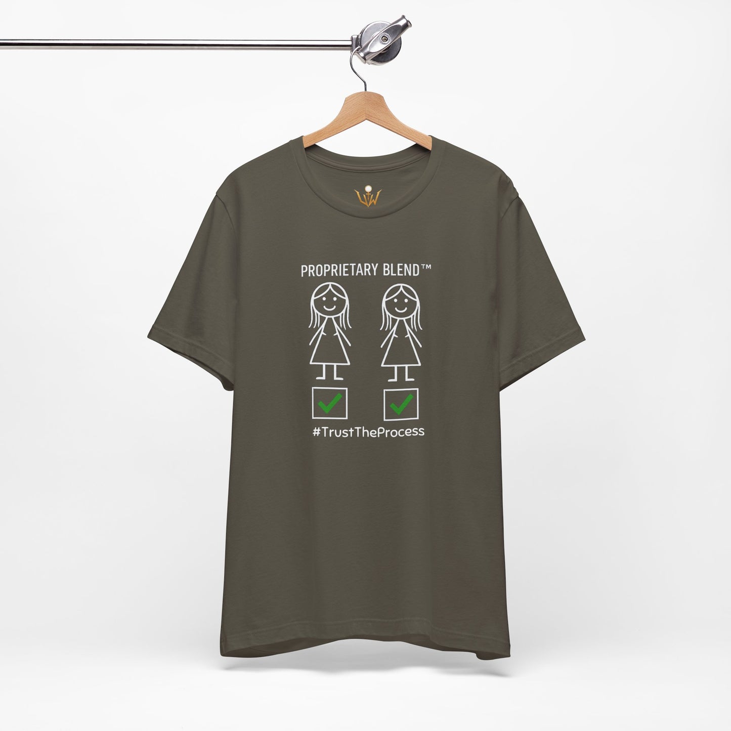 Proprietary Blend T-Shirt — #TrustTheProcess Graphic Tee