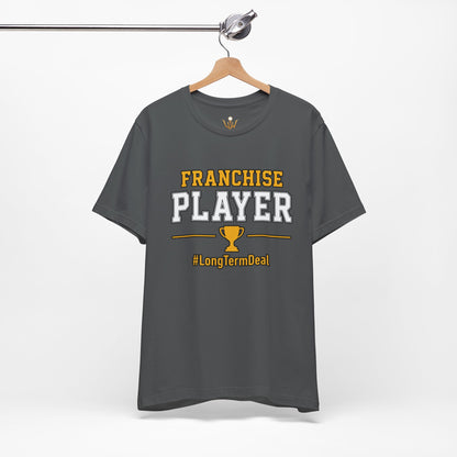 Franchise Player T-Shirt — Trophy Graphic & #LongtermDeal Sports Tee