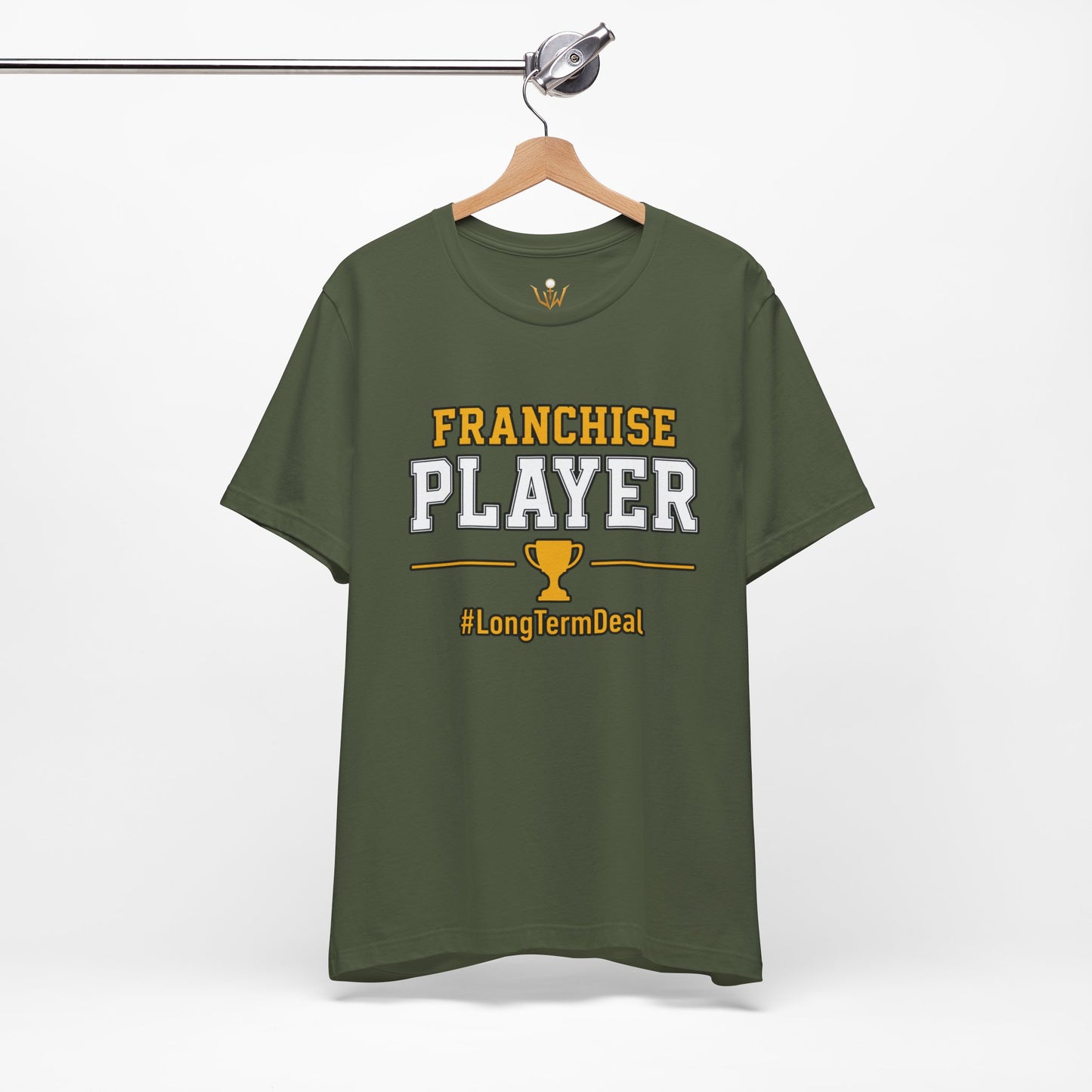 Franchise Player T-Shirt — Trophy Graphic & #LongtermDeal Sports Tee