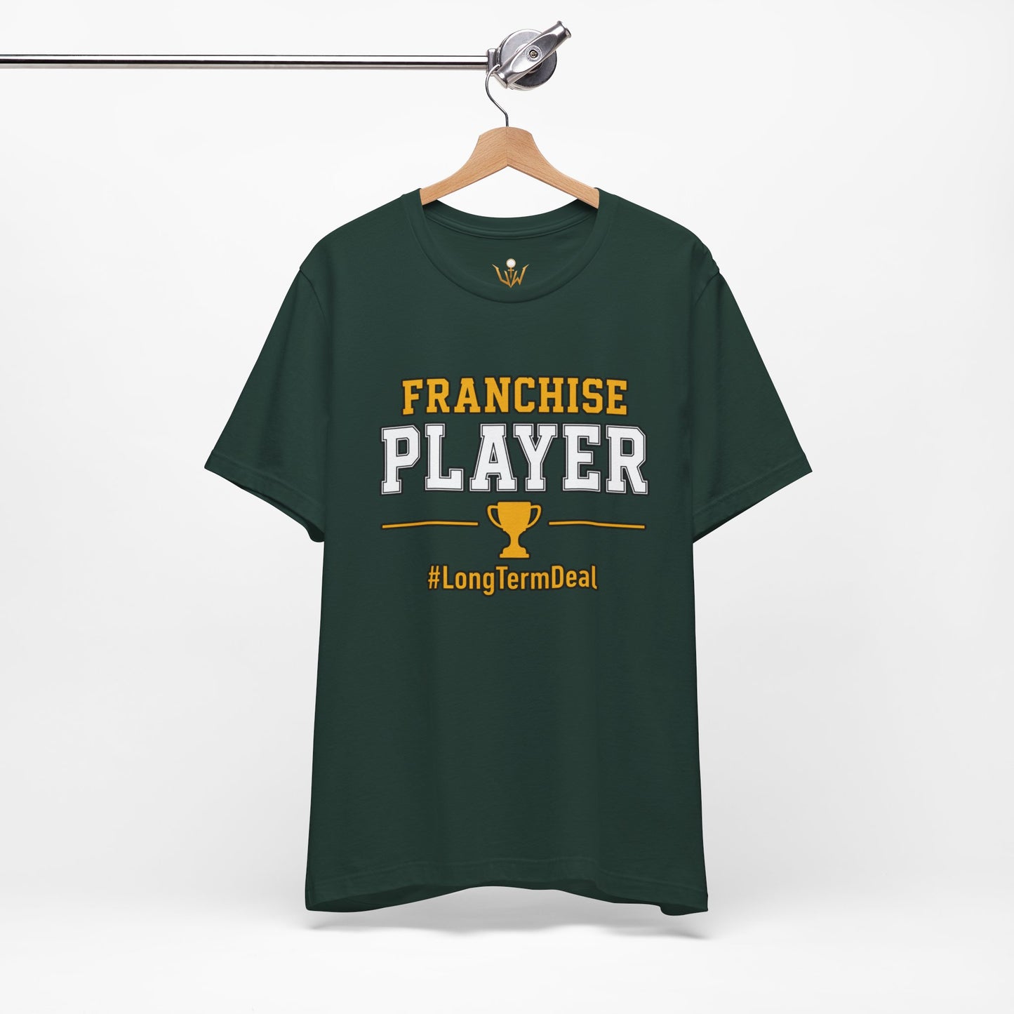 Franchise Player T-Shirt — Trophy Graphic & #LongtermDeal Sports Tee